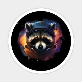 space raccoon Magnet